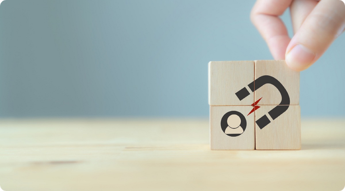 Lead generation adımlarını temsil eden görsel