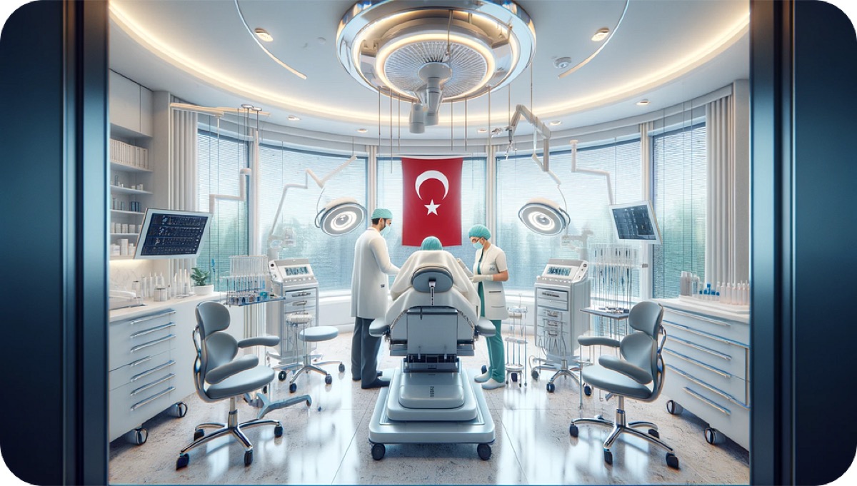 Türkiye'de bir diş kliniğinde hastasını tedavi eden diş hekimi